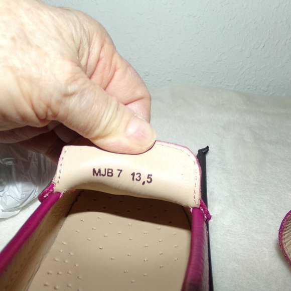 New! Marc Joseph Broadway Square Pink Loafer Shoes Big Kids Girl 13 - Picture 4 of 10